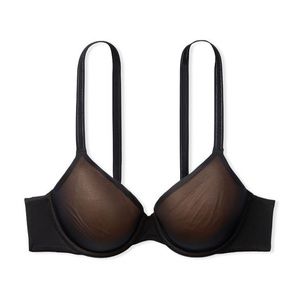 VICTORIA'S SECRET BARE Angelight Full-Coverage Bra 36C Black